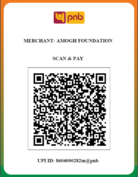 Amogh Foundation Donation QR Code