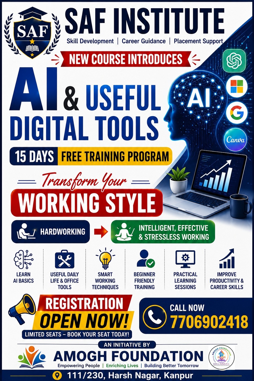 Orientation Program on AI and Other Digital Tools to Work Effectively